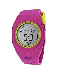 Puma Faas 250 Digital Dial Pink Silicone Unisex Watch PU910942004