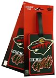 Minnesota Wild Two Pack Soft Laser Bag Tag