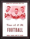 IMAGE OF 1956 Texas A&M Aggies 36 x 48 Framed Canvas Historic Football Print