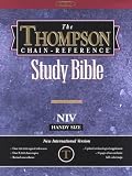 Thompson Chain-REference Study Bible New International Version: Handy Size, Burgundy Bonded Leather