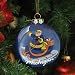 University Michigan Wolverines NCAA Glass Ball Christmas Ornament #COL-MH-155