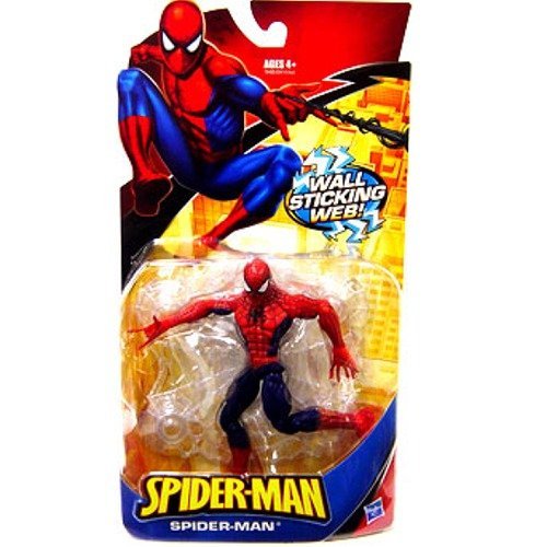 Wall Sticking Web Spider-Man (Black/Red Suite) - Spider-Man Classic Heroes Action Figure