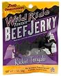 Wild Ride Zero Carb Beef Jerky, Kickin' Teriyaki, 1-Ounce Bags (Pack of 12)