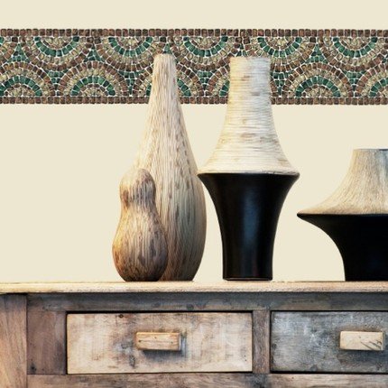 Mosaic Border Rub On Transfer Mural/Decorative 