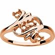 14K Rose Gold Mother's Ring - 4 Gemstone -- YOU CHOOSE THE COLORS!