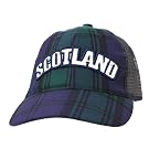 Mens Scotland 3D Glitter Design Mesh Baseball Cap