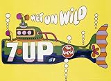 7 UP Wet and Wild Submarine Poster, Art Poster, size 18 x 24