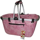 JanetBasket Rosy Large Aluminum Frame Basket