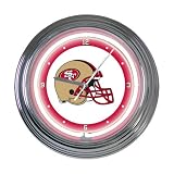 San Francisco 49ers 15 inch Neon Clock