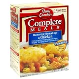 Betty Crocker Complete Meals, Homestyle Dumplings & Chicken, 25.9-Ounce Boxes (Pack of 3)