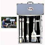Atlanta Braves MLB Barbeque Utensil Set w/Case (8 Pc.)