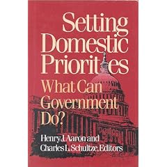 Setting Domestic Priorities: What Can Government Do? (Setting National Priorities)