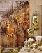 White Tail Deer Family Fabric Shower Curtain from the Hautman Brothers Collection Image