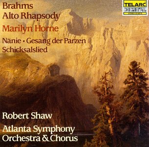 CD-Charts  Music : Brahms: Alto Rhapsody; Nänie; Gesang der Parzen; Schicksalslied