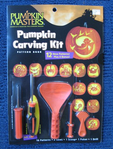 Pumpkin Masters Pumpkin Carving Kit 16 Patterns