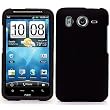 Black Durable Protective Rubberized Crystal Hard Case Cover for AT&T Wireless HTC Inspire 4G Android Smart Phone
