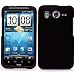 Black Durable Protective Rubberized Crystal Hard Case Cover for AT&T Wireless HTC Inspire 4G Android Smart Phone
