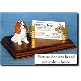 Cavalier King Charles Spaniel (Black and Tan) Business Card Holder