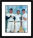 Mickey Mantle, Yogi Berra and Roger Maris New York Yankees MLB Framed 8x10 Photograph Posing
