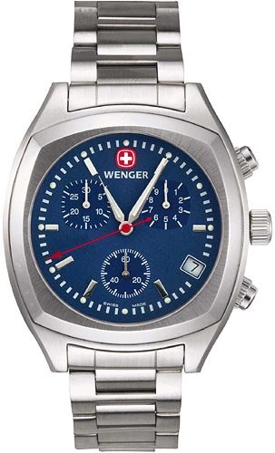Wenger Epoch Retro Square Chronograph 70778 Watch, Wenger Watches, Mens Watches,Mens Wenger Watches