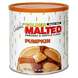 Golden Malted Pancake & Waffle Flour, Pumpkin, 33-Ounce Cans (Pack of 3)