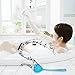 Klau Silicone Outdoor Shower Waterproof Portable Bluetooth 4.1 Speaker LED 7 Colors Varies Light Flashlight Blue for Hiking Cycling Bathroom
