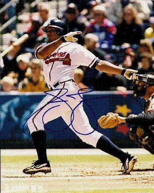 Andruw Jones Autographed/Hand Signed Atlanta Braves 8x10 Photo