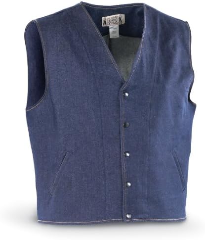 Classic Old West Styles Denim Concealment Vest, 3XL