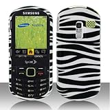 Samsung Restore M570 Cell Phone Black/White Zebra Protective Case Faceplate Cover