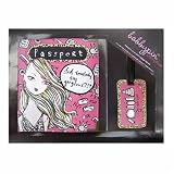 Bobbypin Leopard Print Passport Cover & Luggage Tag Boxed Gift Set