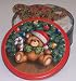 Gourmet Food : Scott's Cakes 1 lb. Milk Chocolate Covered Pretzel with Christmas Jimmies in a Teddy Bear Tin
