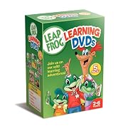 Leapfrog Learning DVDs 5-Pack (Talking Words Factory / Talking Words Factory II / Learn to Read at the Storybook Factory / Letter Factory /Math Circus)