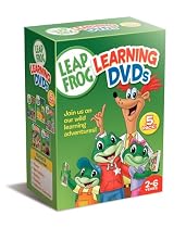 Leapfrog Learning DVDs 5-Pack (Talking Words Factory / Talking Words Factory II / Learn to Read at the Storybook Factory / Letter Factory /Math Circus)