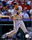 Autographed 8x10 Photo - Grey Uniform Jeff Francoeur - Atlanta Braves Baseball Autographed (Certificate of Authenticity: NAXCOM Authenticated) EX - Ex. or Better