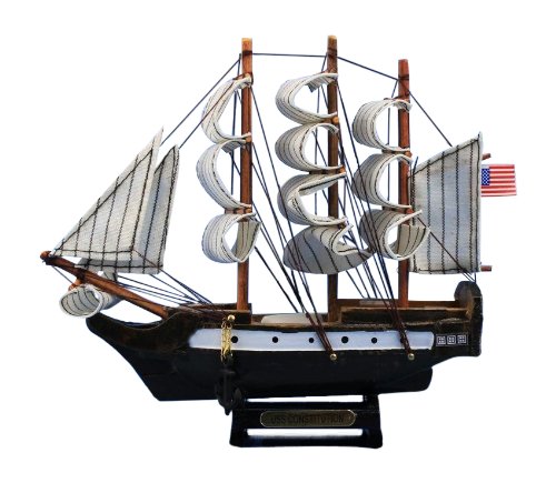 Hampton nautical  uss constitution tall ship, 7"