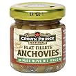 Crown Prince Natural Flat Fillet Anchovies in Pure Olive Oil, 1.5-Ounce Jars (Pack of 18)