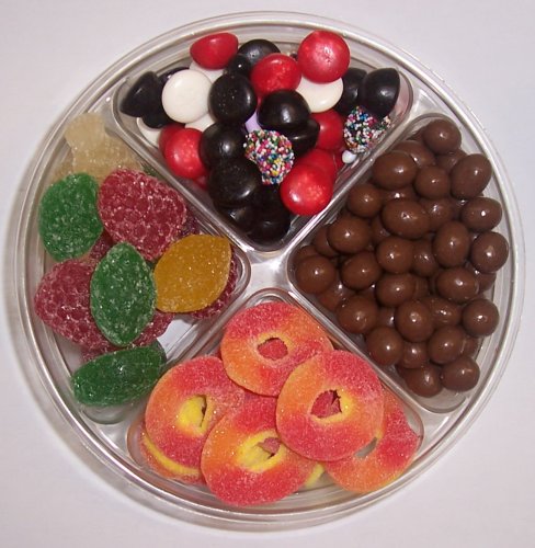 Scott's Cakes 4-Pack Chocolate Peanuts, Peach Rings, Pectin Fruit Gels, & Licorice Mix by Scott's Cakes