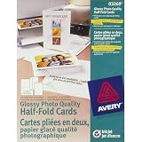  : Avery Ink Jet Glossy Half-Fold Greeting Cards with Envelopes, 15 Count (3269)
