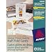 Avery Ink Jet Glossy Half-Fold Greeting Cards with Envelopes, 15 Count (3269)