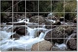 IMAGE OF Lakes Rivers Photo Kitchen Tile Mural 26 | 17x25.5 using (24) 4.25x4.25 tiles