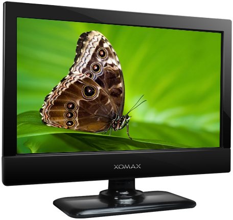 Produkt-Bild: XOMAX XM-LED1642 Fernseher 41,6 cm / 16,4" Zoll FULL HD LED ALL IN ONE TV Kombi-Ger&auml;t inkl. CODEFREE DVD Player, USB 2.0 Aufnahmefunktion (digitaler Videorecorder), 3-fach digital Tuner: DVB-T, DVB-C, DVB-S2 (DVB-S), Analog-Tuner, HDMI, 12V/220V Monitor