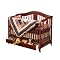 Rochester Crib with Drawer– Cherry