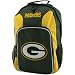 NFL Green Bay Packers Southpaw Backpack (Hunter Green, Medium)