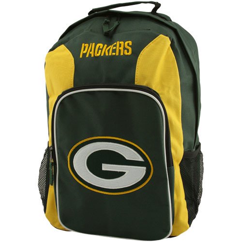 NFL Green Bay Packers Southpaw Backpack (Hunter Green, Medium)