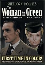 Sherlock Holmes and the Woman in Green (Colorized / Black and White)