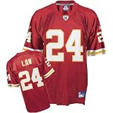 Reebok Kansas City Chiefs Ty Law Replica Team Color Jersey