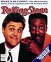 Rolling Stone Cover of Jay Leno & Arsenio Hall / Rolling Stone Magazine Vol. 564, November 2, 1989, Art Print by Bonnie Schiffman