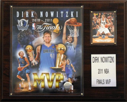 NBA Dallas Mavericks Dirk Nowitzki  2011 NBA Finals MVP Plaque