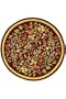 Orchard Area Rug, 8' ROUND, BURGUNDY