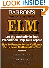 How to Prepare for the California Entry Level Mathematics Test (Barron's)